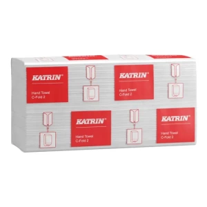 343367 Katrin Käsipyyhe C-taitto 2-kerroksinen, valkoinen, LAVA- TARJOUS (28 säk.)