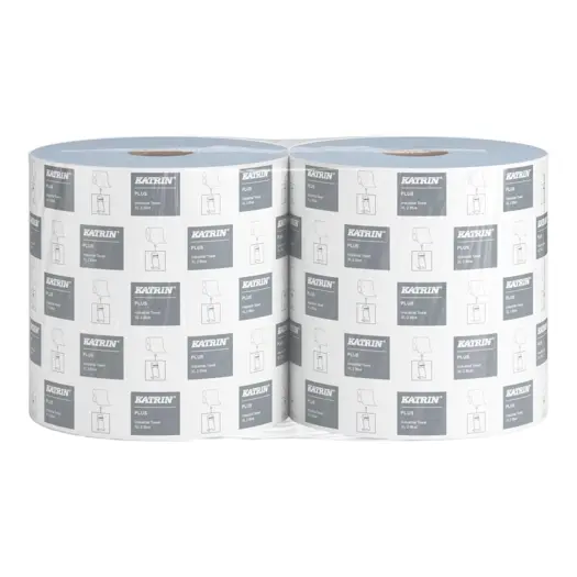 99351  Katrin Plus Teollisuuspyyhe XL Sininen 1000 arkkia - Image 2