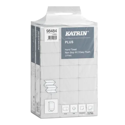 98484  Katrin Plus Käsipyyhe Non Stop EasyFlush 135 arkkia - Image 4