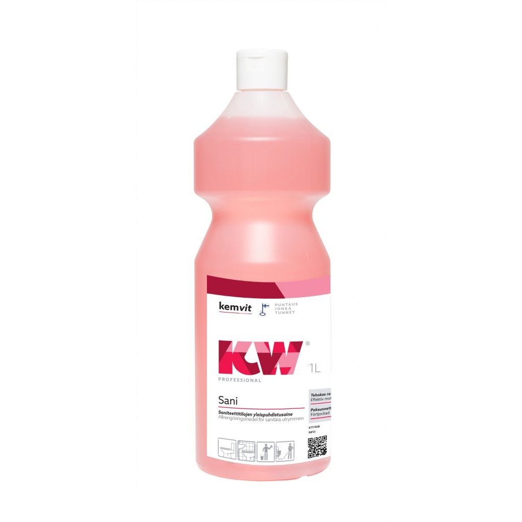 KW Sani Saniteettitilojen puhdistusaine 1 l