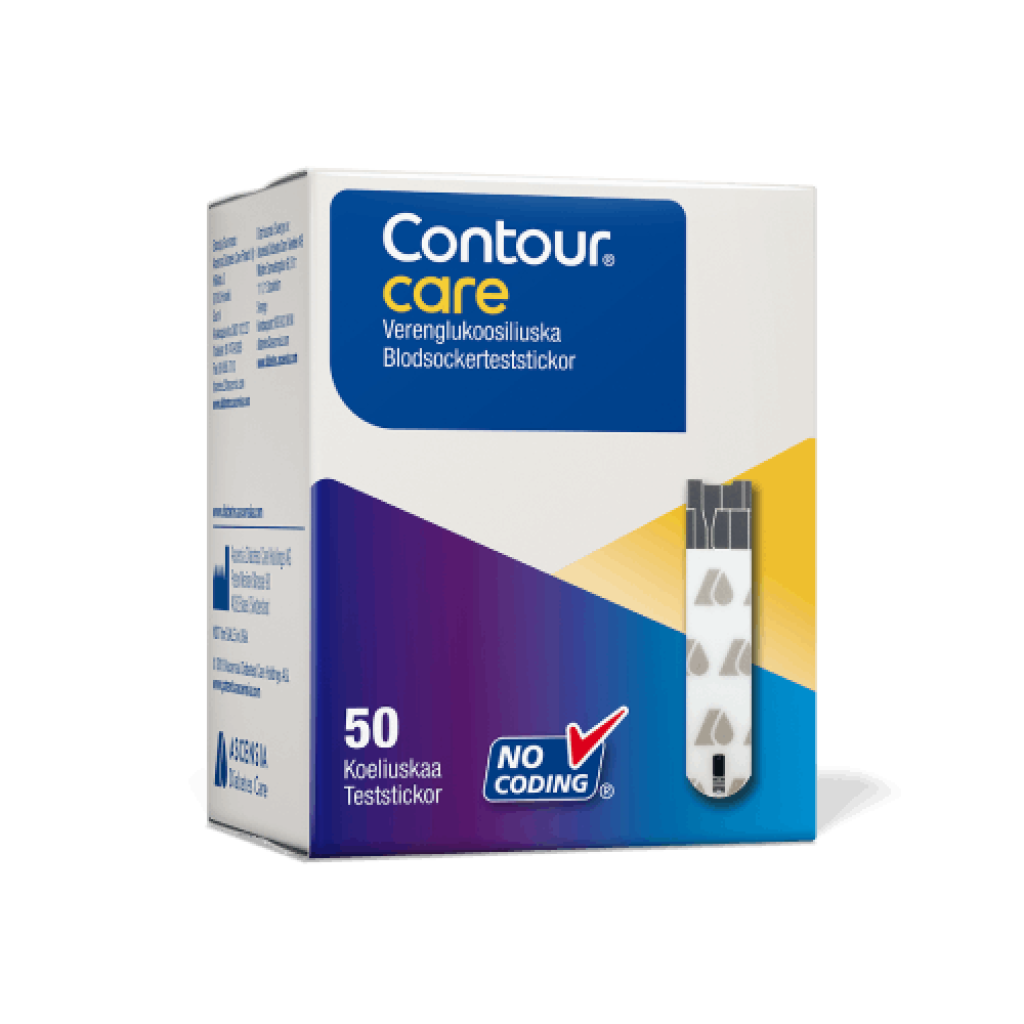 CONTOUR®CARE-testiliuska 50 kpl/prk