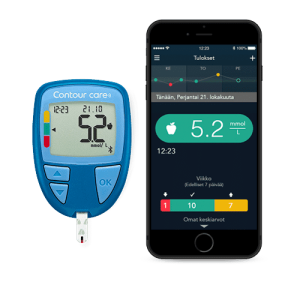 CONTOUR®CARE-verensokerimittari